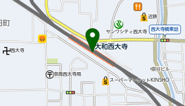 ファミリーマート 近鉄西大寺駅3番ホーム店の地図画像