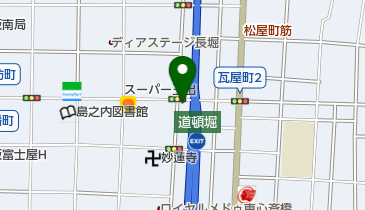 ファミリーマート 島之内周防町店の地図画像