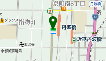 ファミリーマート 丹波橋駅西口店の地図画像