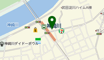 ファミリーマート 神崎川駅東店の地図画像