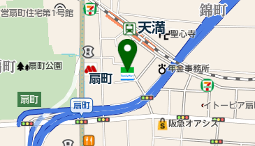 ファミリーマート 天神橋四丁目店の地図画像