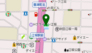 ファミリーマート 江坂駅北店の地図画像