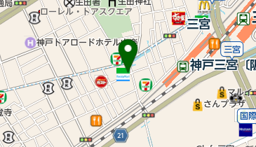 ファミリーマート 柳屋いくたロード店の地図画像