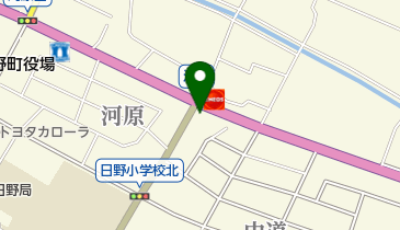 ファミリーマート 日野町河原店の地図画像