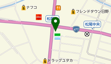 ファミリーマート 日野町松尾店の地図画像