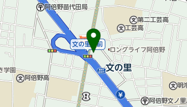 ファミリーマート 文の里二丁目店の地図画像