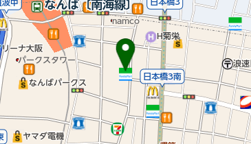 ファミリーマート 難波中二丁目店の地図画像