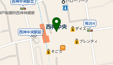 ファミリーマート 西神オリエンタルホテル店の地図画像