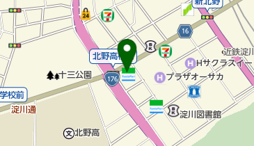 ファミリーマート 北野高校前店の地図画像