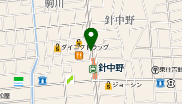 ファミリーマート 近鉄針中野駅店の地図画像