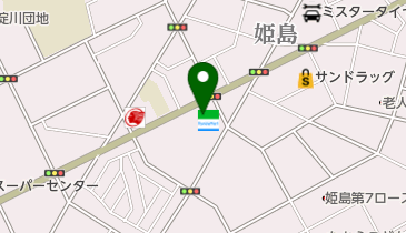 ファミリーマート 稲穂姫島通店の地図画像