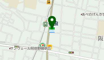 ファミリーマート 阿倍野王子町店の地図画像