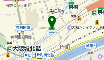 ファミリーマート 京橋駅西店の地図画像