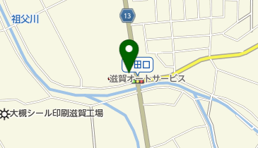 ファミリーマート 湖南下田口店の地図画像