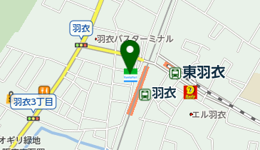 ファミリーマート 羽衣駅西店の地図画像