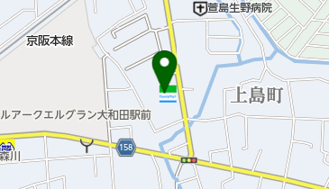 ファミリーマート 門真上島町店の地図画像