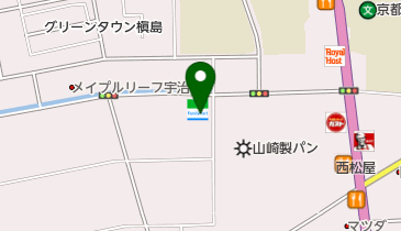 ファミリーマート 宇治槇島町目川店の地図画像