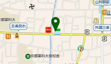 ファミリーマート 山科駅西店の地図画像