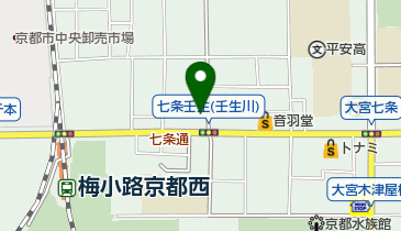 ファミリーマート 七条壬生店の地図画像