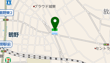 ファミリーマート 新喜多東店の地図画像