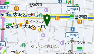 ファミリーマート 大昌千日前店の地図画像
