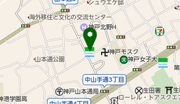 ファミリーマート 神戸トアロード店の地図画像