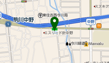 ファミリーマート 針中野二丁目店の地図画像