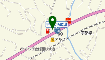 ファミリーマート 宇部西岐波店の地図画像