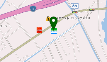 ファミリーマート 岡山大福店の地図画像