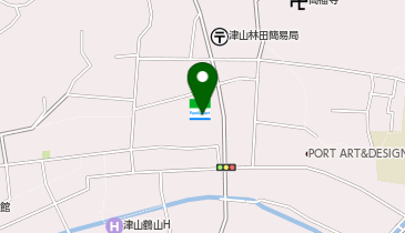 ファミリーマート 津山天神橋店の地図画像