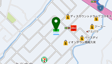 ファミリーマート 周南久米北店の地図画像