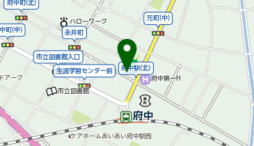 ファミリーマート 府中元町店の地図画像