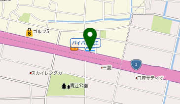 ファミリーマート バイパス青江店の地図画像