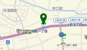 ファミリーマート 高知旭町店の地図画像