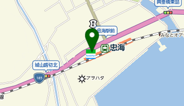 ファミリーマート JR忠海駅前店の地図画像