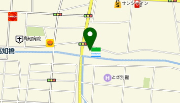 ファミリーマート 高知北本町店の地図画像