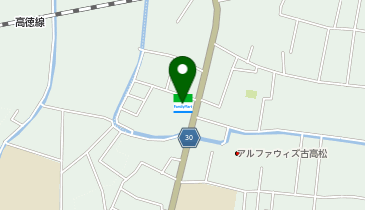 ファミリーマート 高松町店の地図画像