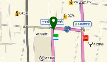 ファミリーマート 伊予農高通り店の地図画像