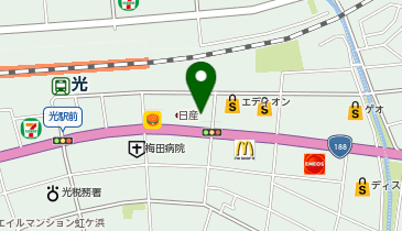 ファミリーマート 光虹ヶ浜店の地図画像