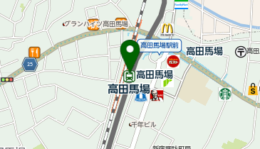 ファミリーマート トモニー高田馬場駅早稲田口店の地図画像