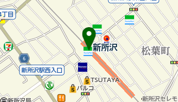 ファミリーマート トモニー新所沢駅店の地図画像