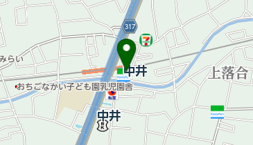 ファミリーマート トモニー中井駅店の地図画像