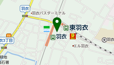 ファミリーマート 羽衣駅東店の地図画像
