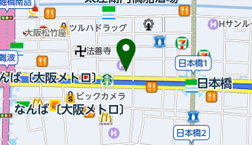 ファミリーマート 千日前一丁目店の地図画像