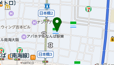 ファミリーマート 黒門市場前店の地図画像