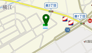 ファミリーマート 茨木島三丁目店の地図画像