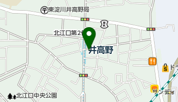 ファミリーマート 井高野駅前店の地図画像