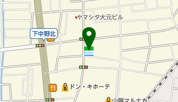 ファミリーマート 岡山下中野本町店の地図画像