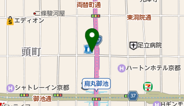 ファミリーマート 烏丸押小路店の地図画像