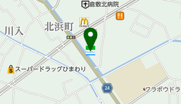 ファミリーマート くらしき駅北店の地図画像